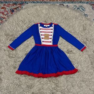 NWT Mini Boden Nutcracker holiday sweater dress size 5-6